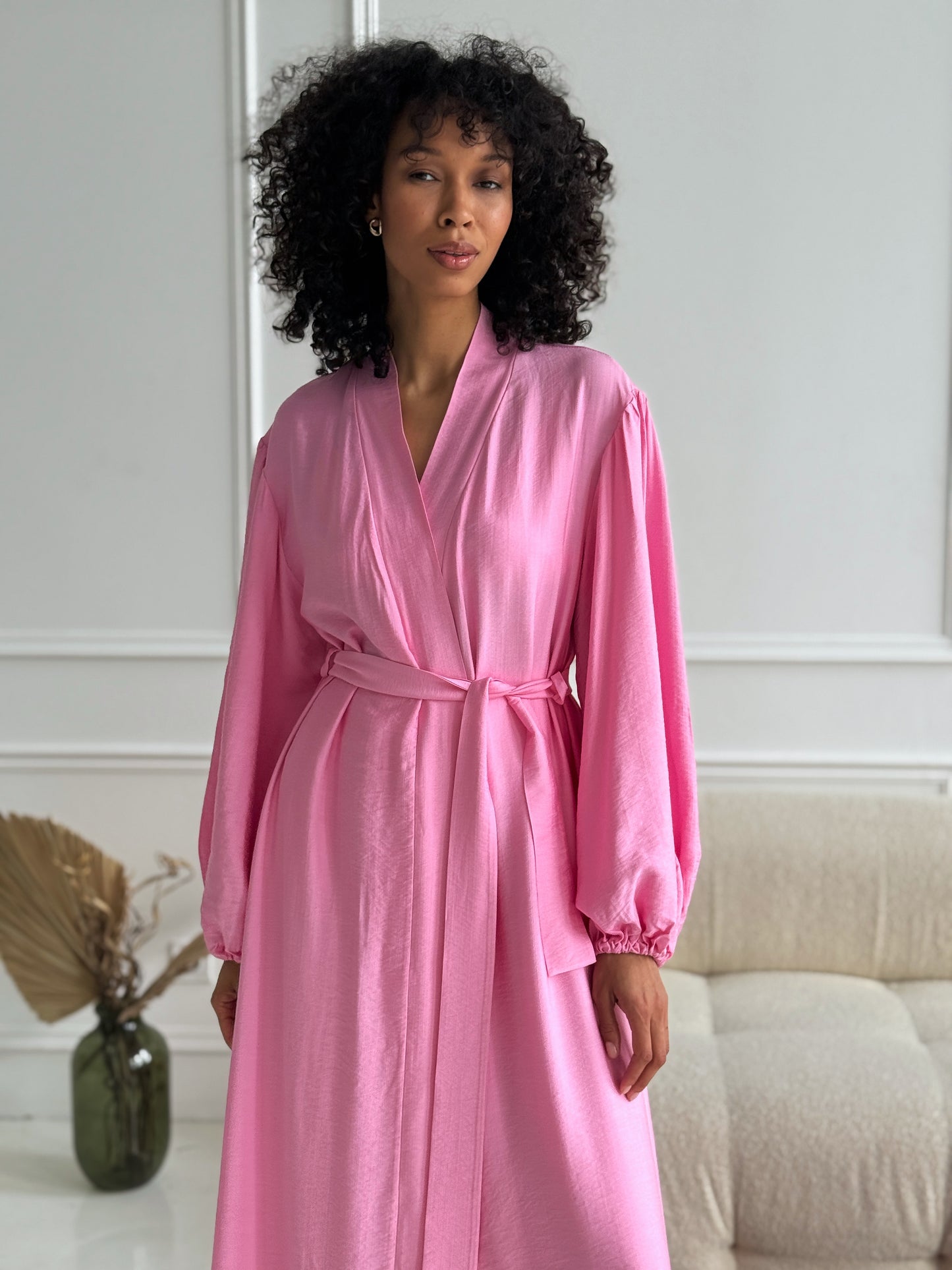 Rose Satin Lounge Set
