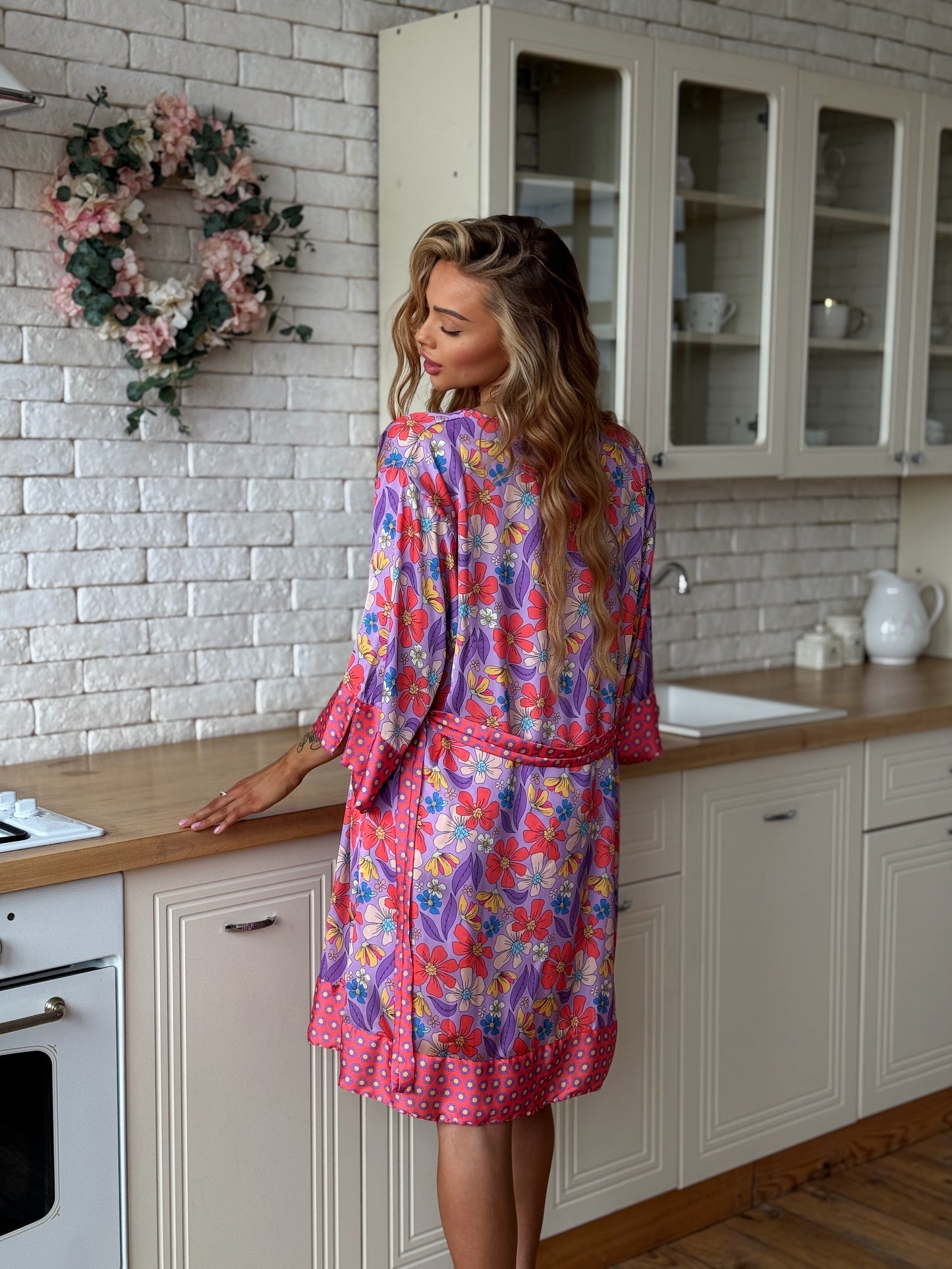 Red and Lavender Lounge Set