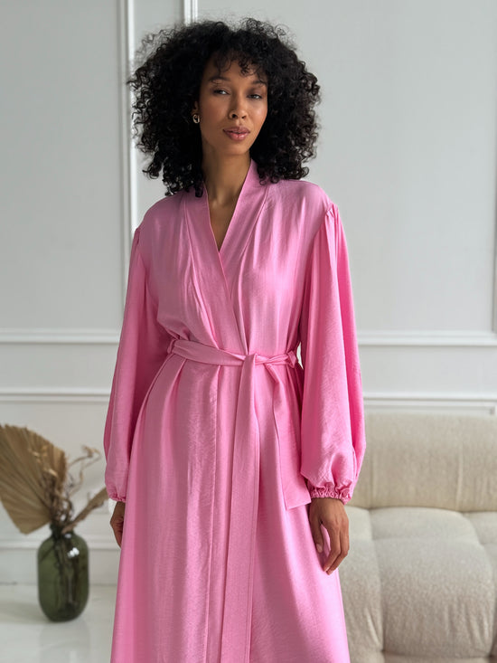Rose Satin Lounge Set
