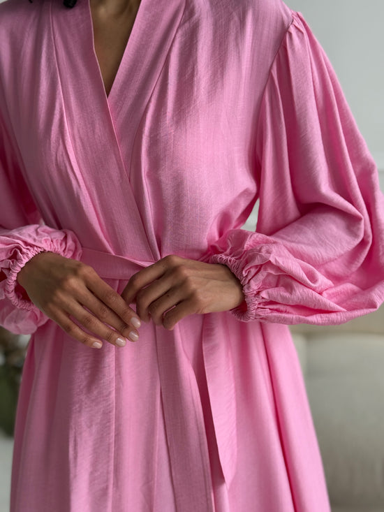 Rose Satin Lounge Set