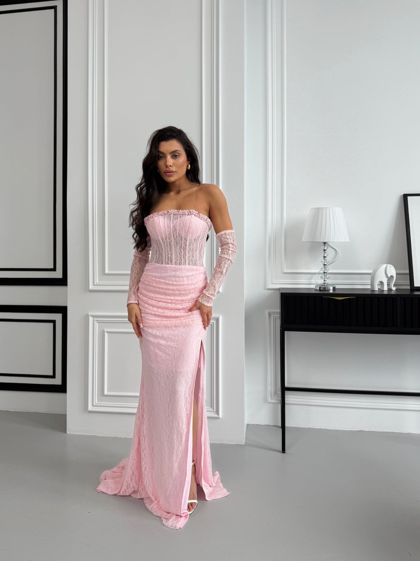 Blush Lace Elegance