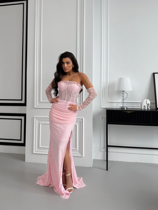 Blush Lace Elegance
