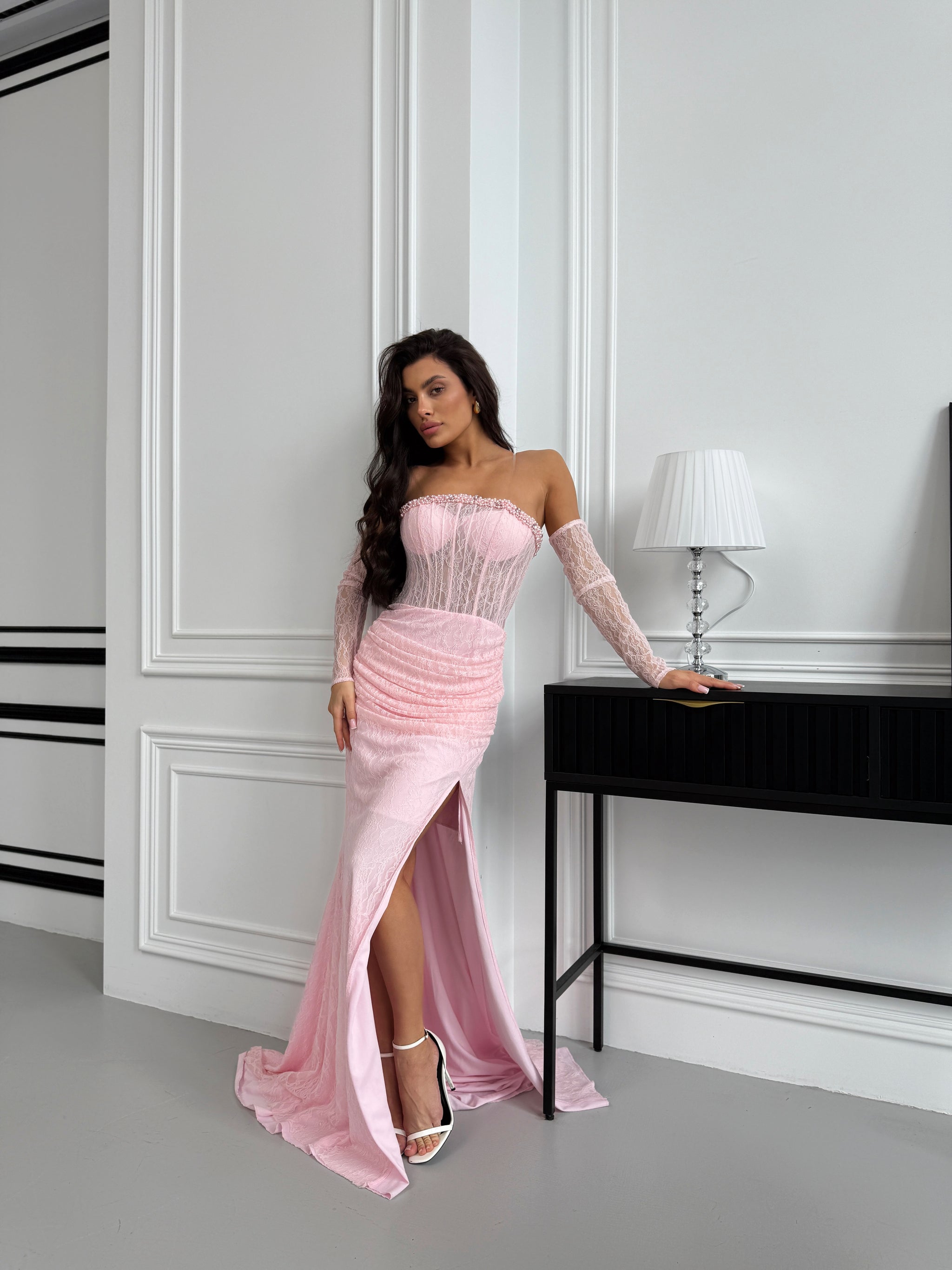 Blush Lace Elegance