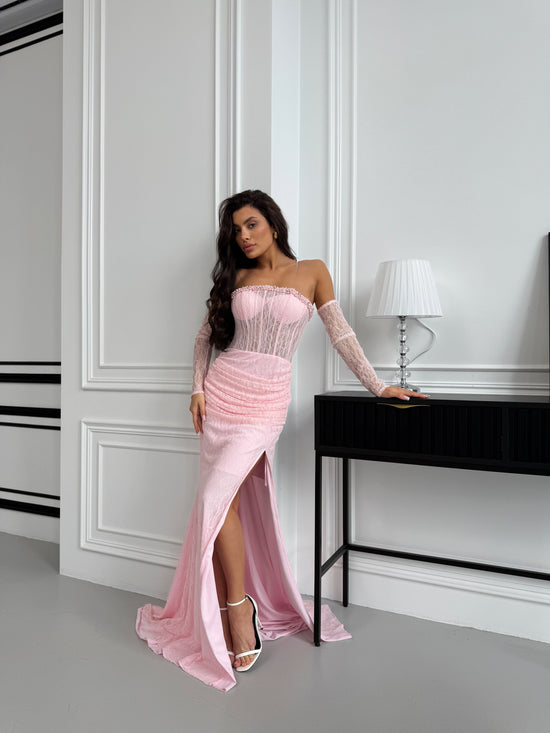 Blush Lace Elegance