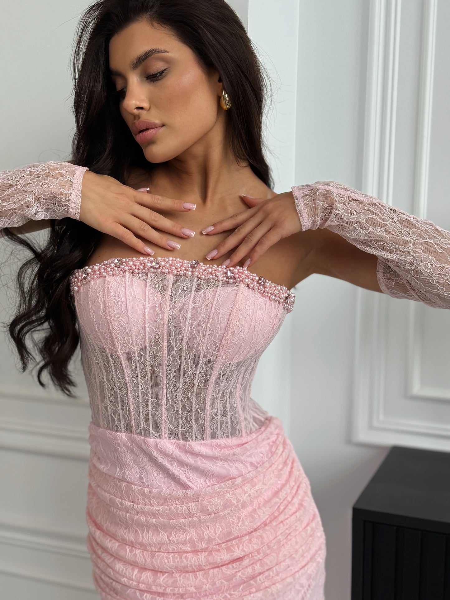 Blush Lace Elegance