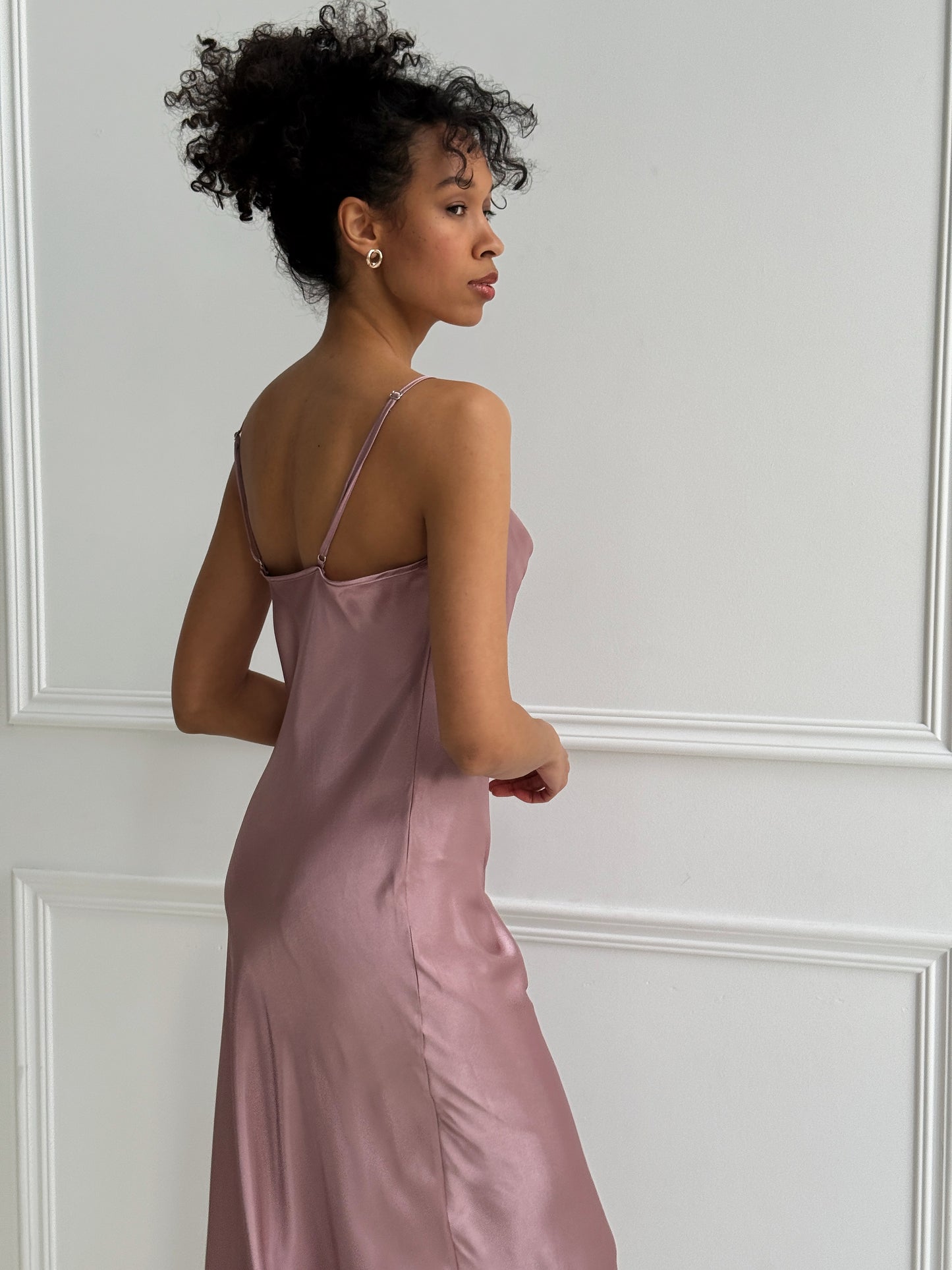 Cappuccino Satin Nightgown