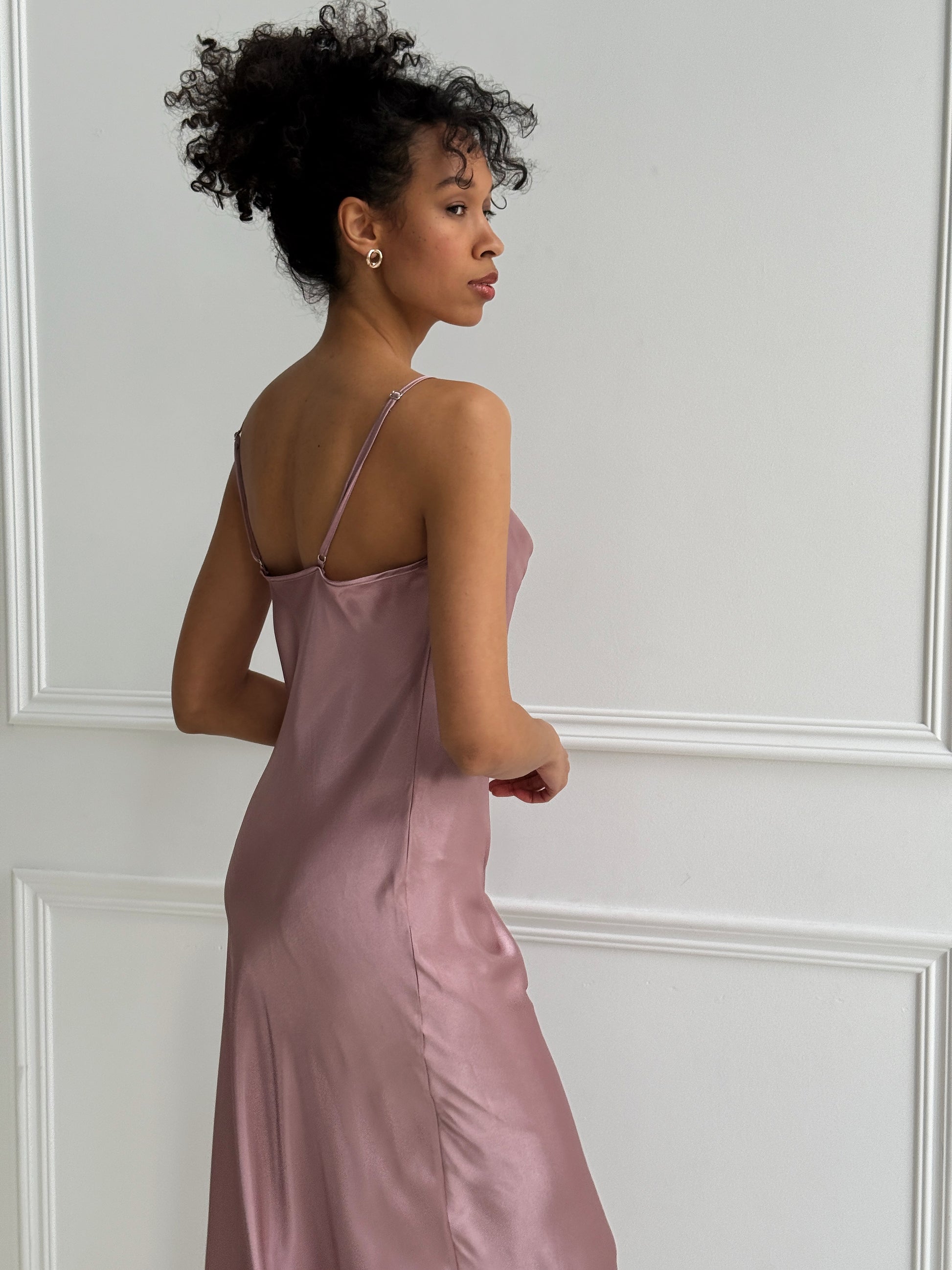 Cappuccino Satin Nightgown
