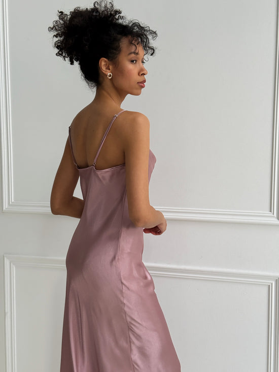 Cappuccino Satin Nightgown